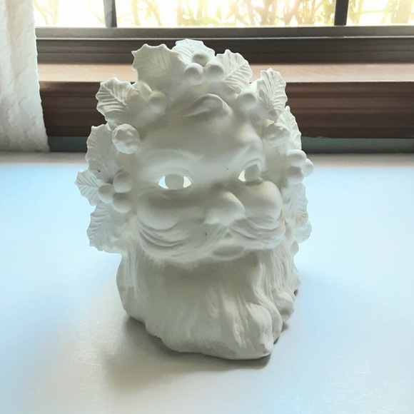 Old World Santa Christmas Decor Silvestri White Bone China Large Candle Votive - Picture 4 of 11